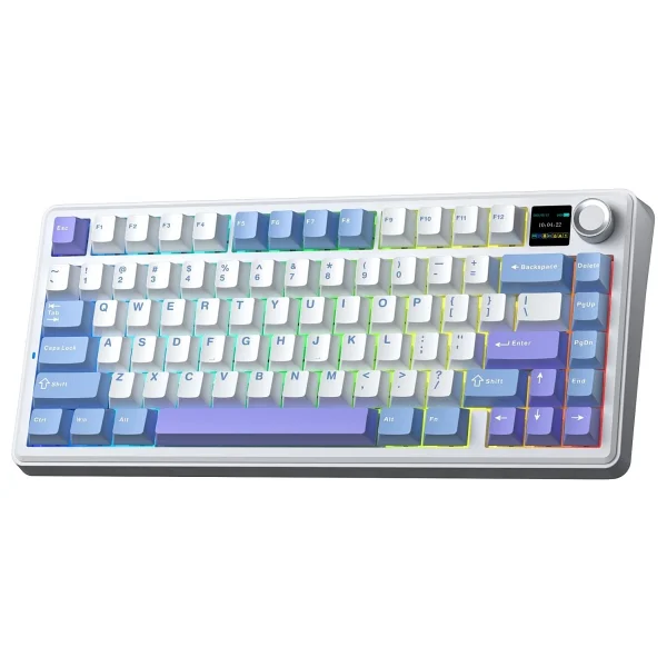Aula F75 Max Mor RGB %75 Tkl Reaper Switch Kablolu/Kablosuz Mekanik Oyuncu Klavyesi - Görsel 8
