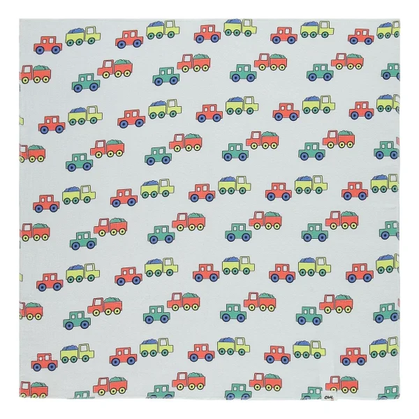 Civil Baby Taşıtlar Baskılı 75x75 Cm Müslin Bebek Battaniyesi - Görsel 3