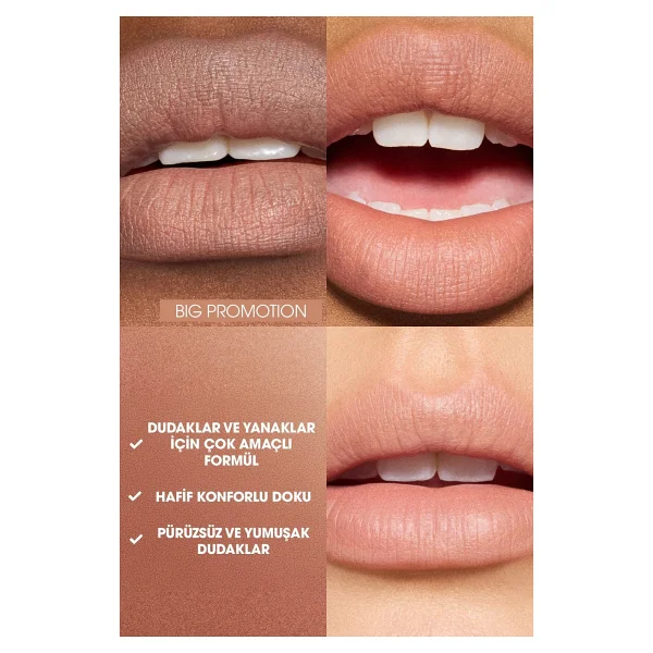 M.A.C Powder Kiss Hazy Matte Nemlendirici Etkili Likit Ruj - Görsel 2