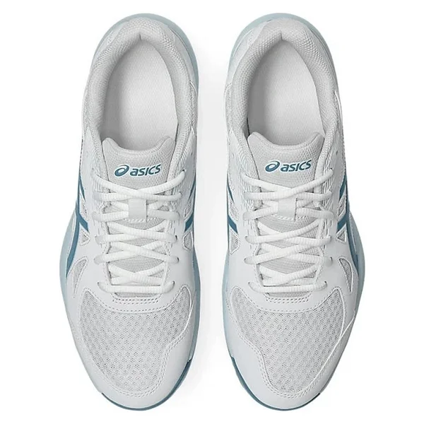 Asics Upcourt 6 1071a104-105 Beyaz-Mavi Erkek Voleybol Ayakkabısı - Görsel 3