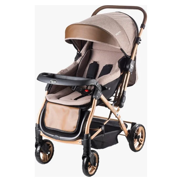 Baby Care BC-65 Capron Lüx Çift Yönlü Bebek Arabası Siyah - Görsel 5