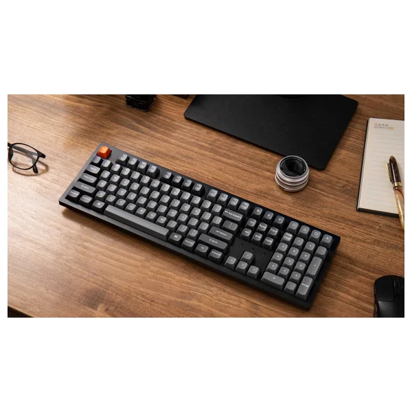 Keychron K10 Max Qmk RGB %100 Super Red Switch Kablolu/Kablosuz Mekanik Oyuncu Klavyesi - Görsel 5