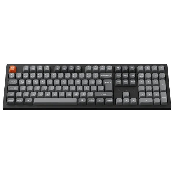 Keychron K10 Max Qmk RGB %100 Super Red Switch Kablolu/Kablosuz Mekanik Oyuncu Klavyesi - Görsel 6