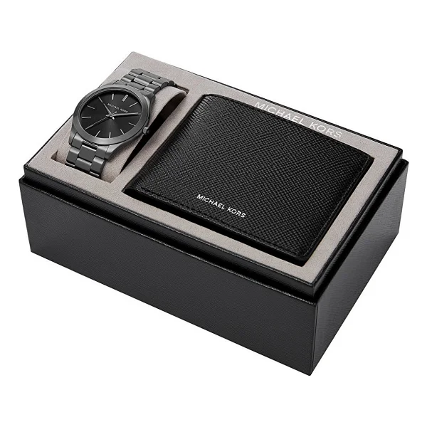 Michael Kors Mk1044 Erkek Set Kol Saati Ve Cüzdan - Görsel 5