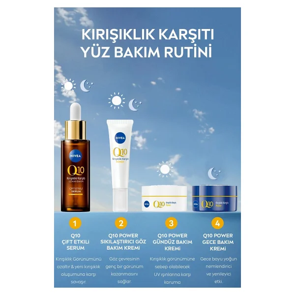 Nivea Q10 Power Kırışıklık Karşıtı + Sıkılaştırıcı 50 Ml Gece Kremi - Görsel 7