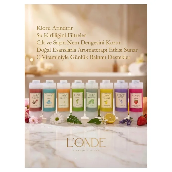 L'onde C Vitaminli Duş Filtresi Lavanta - Görsel 8