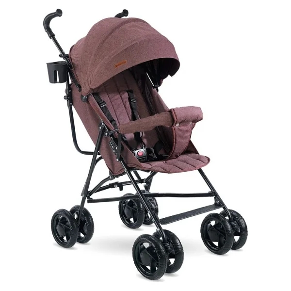 Babyhope Sc-100 Tam Yatarlı Kahverengi Baston Bebek Arabası - Görsel 2