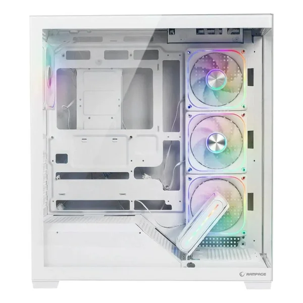 Rampage Sylon ARGB Fanlı Beyaz 750 W ATX Oyuncu Kasası