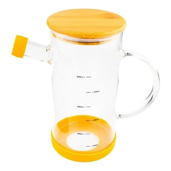 Bambum Gepetto Bambu Kapaklı 600 Ml Yağdanlık - Görsel 2