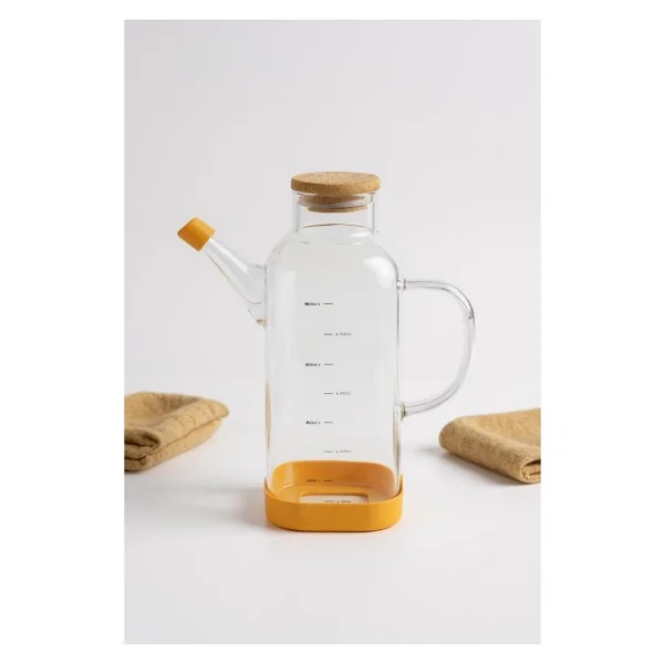 Bambum Petto Bambu Kapaklı 800 Ml Yağdanlık - Görsel 6