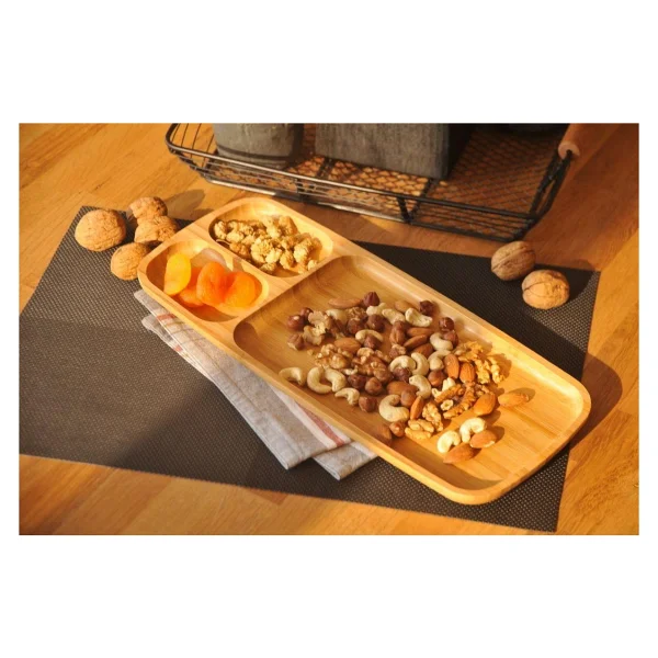 Bambum B2456 Flia 3 Bölmeli 39 Cm Büyük Servis Tabağı - Görsel 2