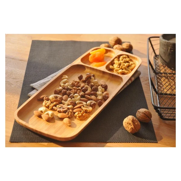 Bambum B2456 Flia 3 Bölmeli 39 Cm Büyük Servis Tabağı - Görsel 4