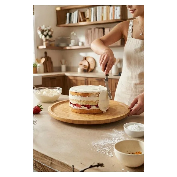Bambum B2260 Lily 33 Cm Dönen Servis Tabağı - Görsel 5