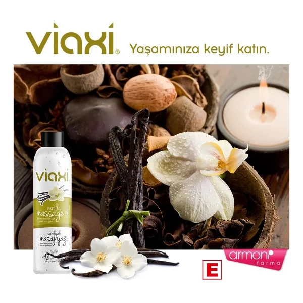 Viaxi Vanilya Aromalı 177 Ml Masaj Yağı - Görsel 3