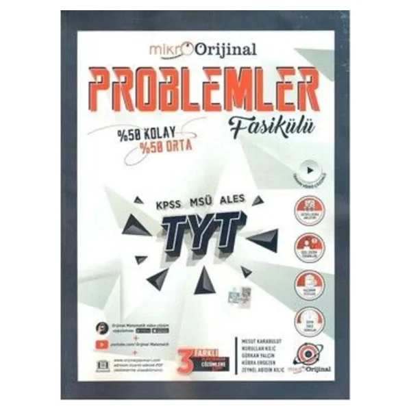 Orijinal Yayınları Mikro Tyt Problemler Fasikülü Soru Bankası - Görsel 5