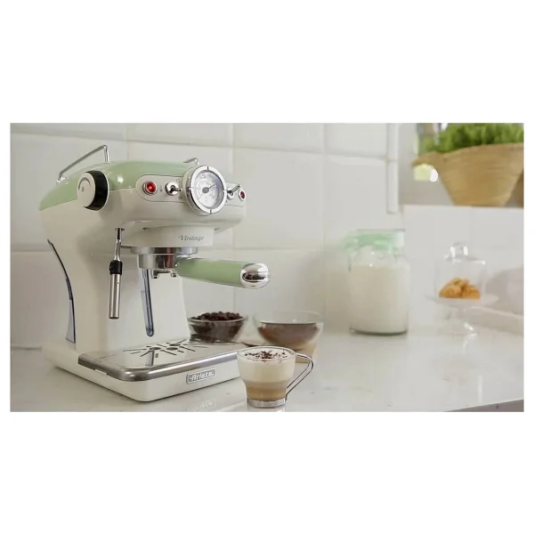 Ariete Vintage 1389 Yeşil Espresso Makinesi - Görsel 2
