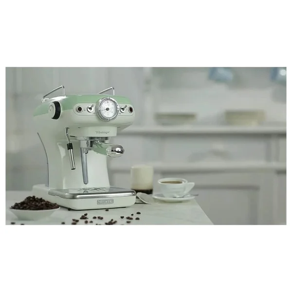 Ariete Vintage 1389 Yeşil Espresso Makinesi - Görsel 3