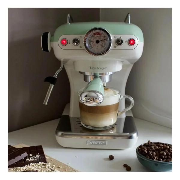 Ariete Vintage 1389 Yeşil Espresso Makinesi - Görsel 4