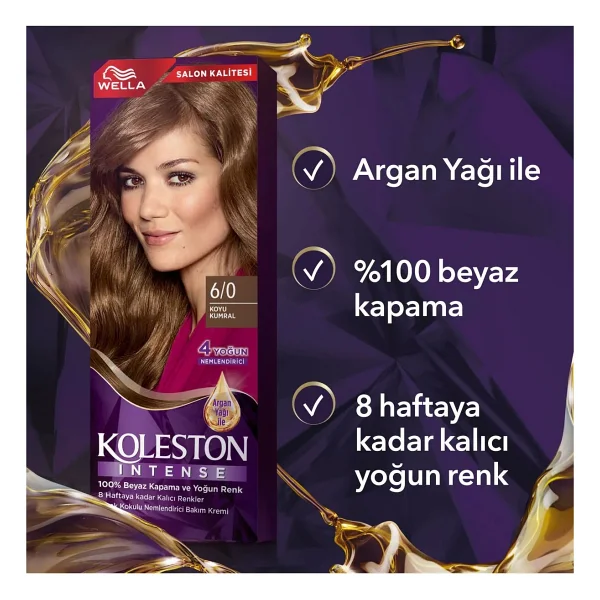 Koleston Intense 6.0 Koyu Kumral Saç Boyası - Görsel 9