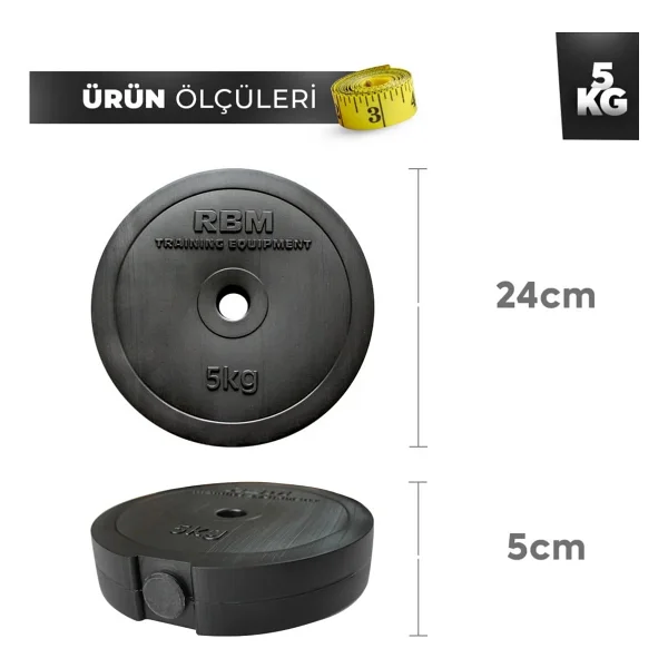 Dambıl 68 Kg Z Bar Halter Seti Ve Dambıl Seti - Görsel 4