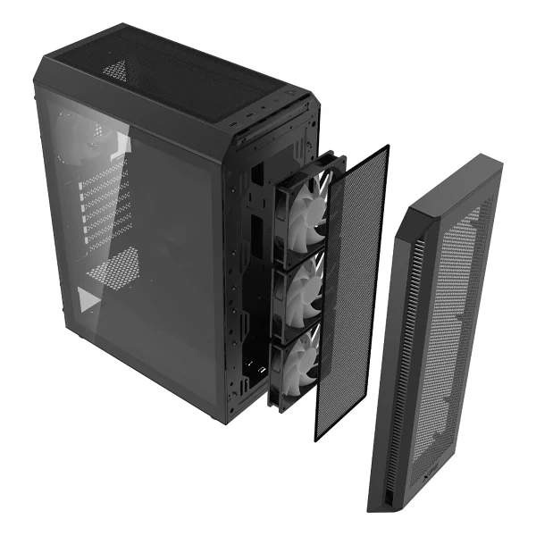 Xpg Valor Air Plus Valoraırplusmta-Bkcww Argb Fanlı Siyah Atx Oyuncu Kasası - Görsel 5