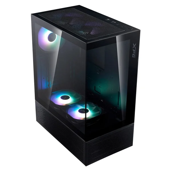 Xpg Invader X Mini Invaderxmınımt-Bkcww Argb Fanlı Siyah Atx Oyuncu Kasası - Görsel 2