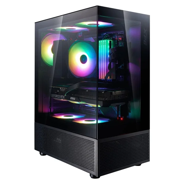 Xpg Invader X Mini Invaderxmınımt-Bkcww Argb Fanlı Siyah Atx Oyuncu Kasası - Görsel 3