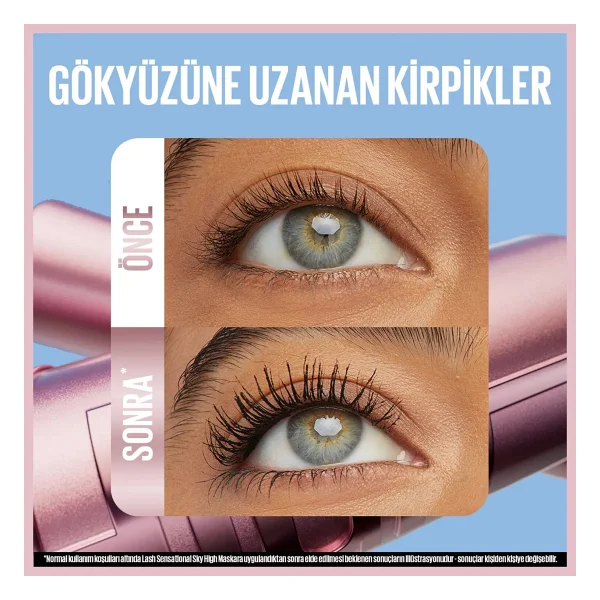 Maybelline New York Lash Sensational Sky High Maskara - Görsel 3