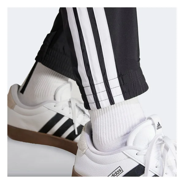Adidas Essentials 3 Stripes Woven Im7841 Siyah Erkek Eşofman Altı - Görsel 4