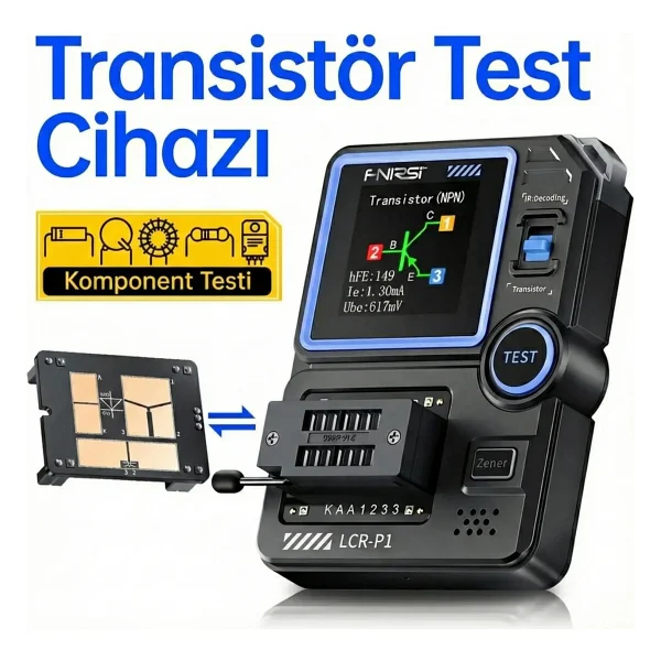 Fnirsi Lcr-P1 Kondansatör Ve Komponent Test Cihazı - Görsel 6