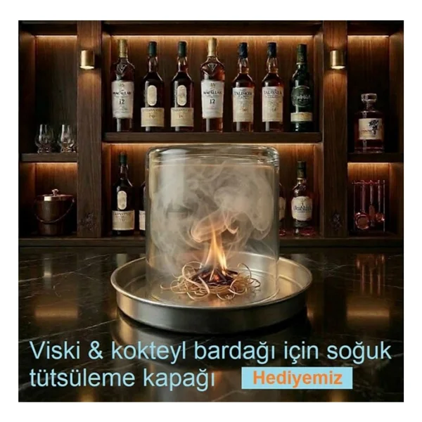 Viski & Kokteyl Için Elma Ağacı & Portakal Kabuğu Özü Aroması Tütsüleme Talaşı - Görsel 3