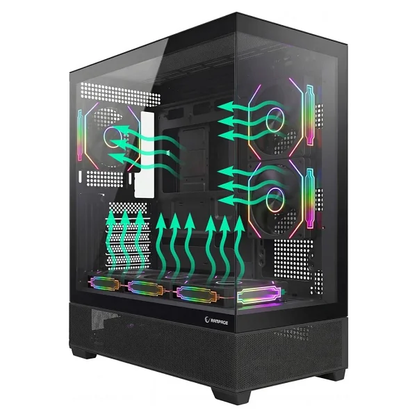 Rampage Hydra V5 Argb Fanlı 750 W Atx Oyuncu Kasası - Görsel 5