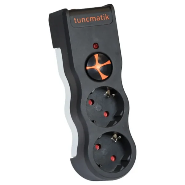 Tunçmatik Powersurge2 Tsk19022 1050 Joule Anahtarlı Kablosuz Siyah 2'li Akım Korumalı Priz - Görsel 3