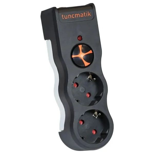 Tunçmatik Powersurge2 Tsk19022 1050 Joule Anahtarlı Kablosuz Siyah 2'li Akım Korumalı Priz - Görsel 5