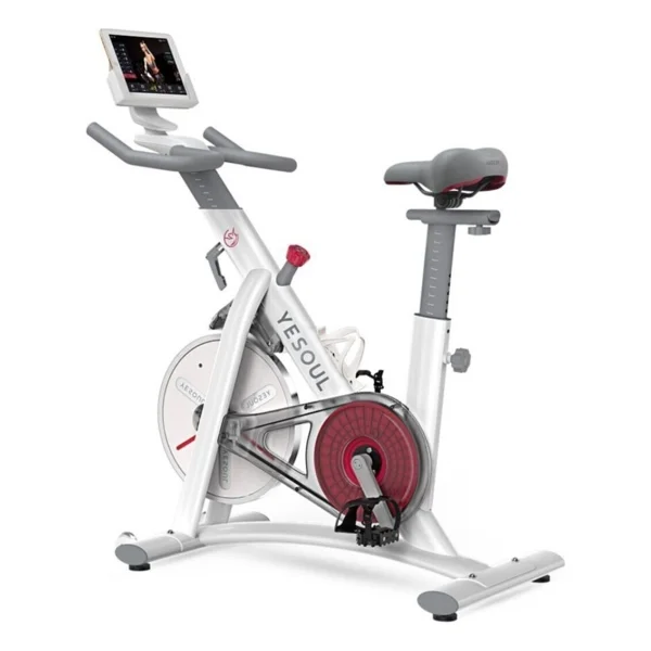 Yesoul S3 Smart Spin Bike Beyaz Renkli Kondisyon Bisikleti Manuel Ayarlanabilir Direnç Ve 120 Kg Taşıma Kapasitesi - Görsel 8