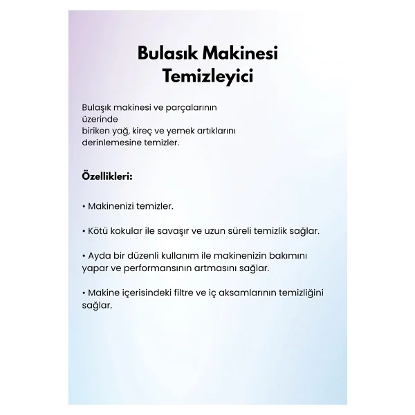 Quick&Shine Bulaşık Makinesi Temizleyici 200 ml - Görsel 4