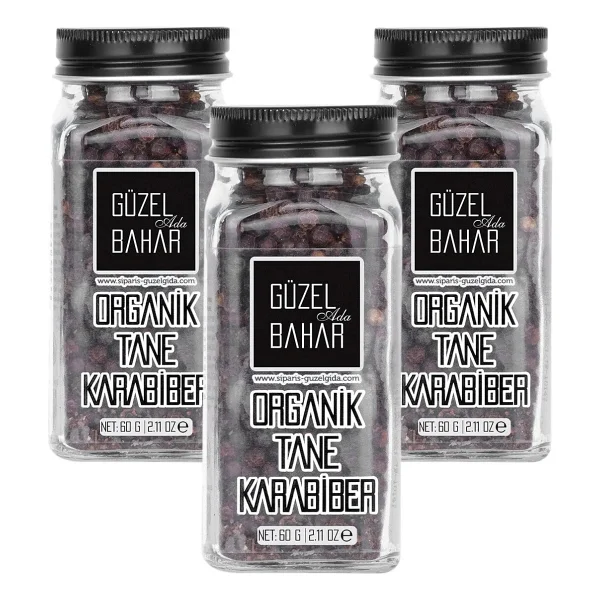 Güzel Ada Gıda Organik Tane Karabiber 60 Gr - Görsel 2