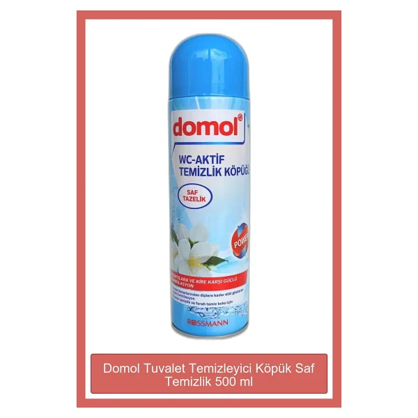 Domol Saf Temizlik Tuvalet Temizleyici Köpük 500 Ml - Görsel 3