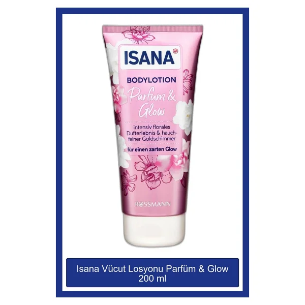 Isana Vücut Losyonu 200 Ml Shea Yağlı Yumuşatıcı Nemlendirici Çiçek Kokulu Işıltılı Vegan - Görsel 4