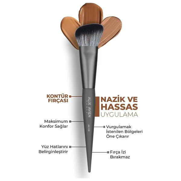 Alix Avien Kontür Fırçası Contour Brush - Görsel 6