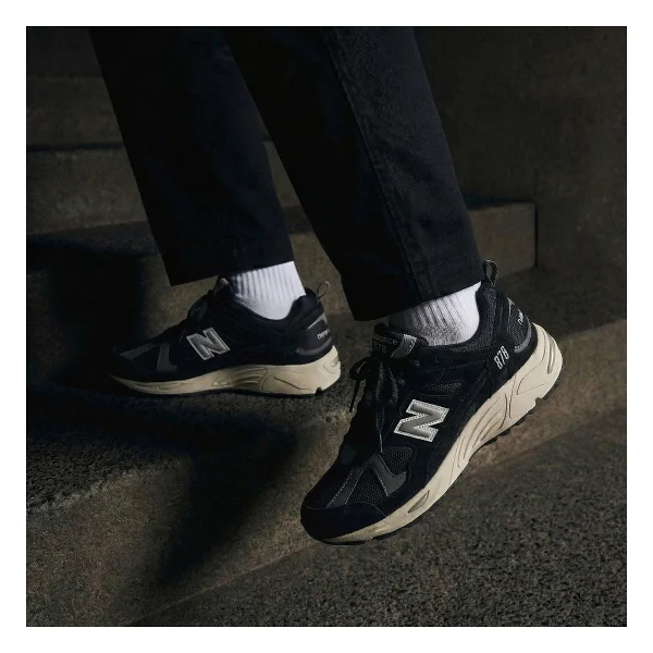New Balance 878 Cm878ab1 Siyah-Gri Spor Ayakkabı - Görsel 5