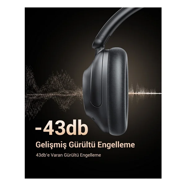 Ugreen Hitune Max 5 ANC Kulak Üstü Bluetooth Kulaklık - Görsel 6