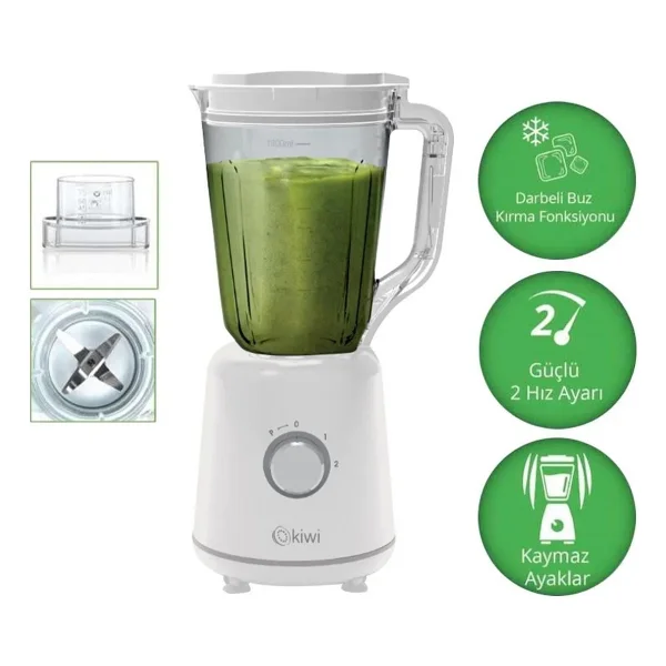 Kiwi KSB-2216 2 in 1 1000 W Sürahi Blender - Görsel 3