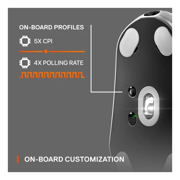 Steelseries Prime Wireless Şarjlı Optik Kablosuz Oyuncu Mouse - Görsel 3