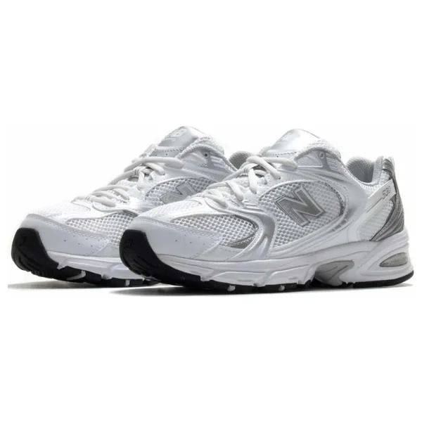 New Balance 530 Mr530ema Beyaz-Gümüş Spor Ayakkabı - Görsel 8