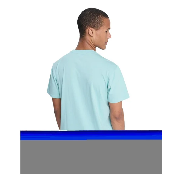 Quiksilver EV Mini Logo EQYZT08181-BGA0 Açık Mavi Kısa Kollu Bisiklet Yaka Erkek Tişört - Görsel 4
