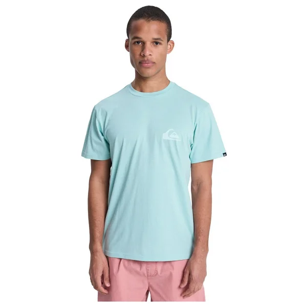 Quiksilver EV Mini Logo EQYZT08181-BGA0 Açık Mavi Kısa Kollu Bisiklet Yaka Erkek Tişört - Görsel 5