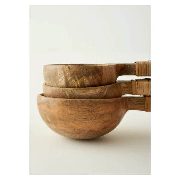 Bella Maison Varna 3'lü Ölçü Kaşığı Seti Naturel (21,5x8,5x5,5 Cm) - Görsel 3