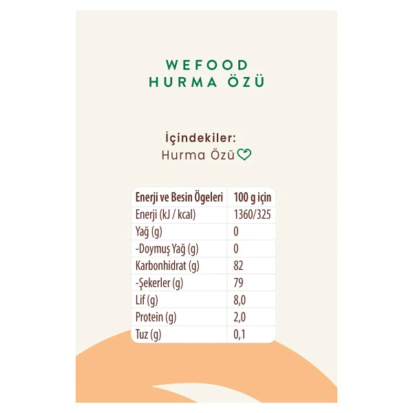 Wefood Hurma Özü 315 Gr - Görsel 7