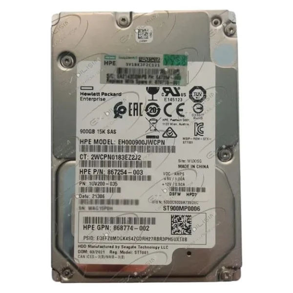Hp 900 GB 867254-003 2.5" Sunucu Sabit Disk - Görsel 2